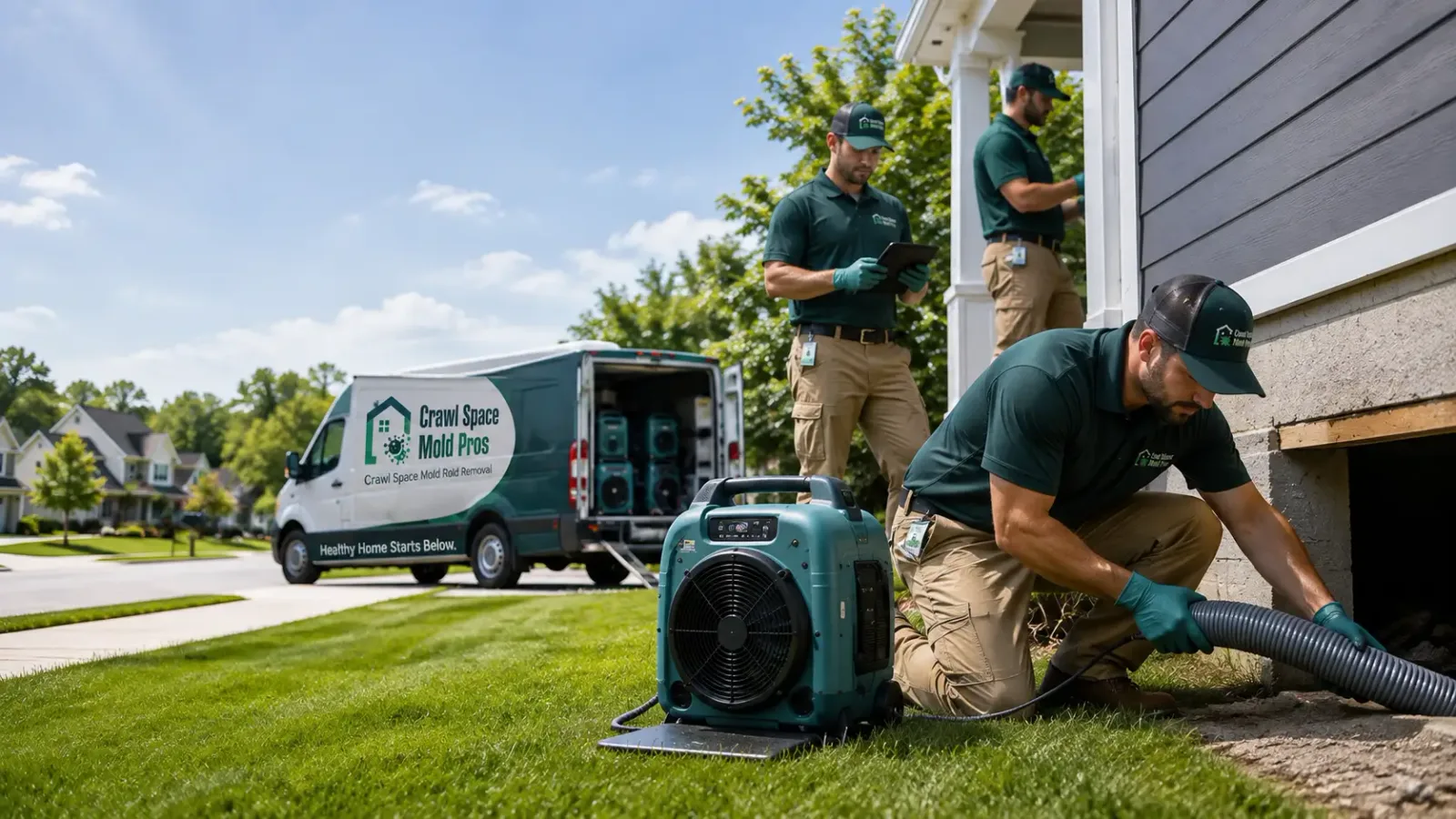 Crawl Space Mold Removal in Richardton, ND